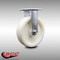 Service Caster 8 Inch Stainless Steel Nylon Wheel Rigid Caster with Roller Bearing SCC SCC-SS30R820-NYR - alternate 5